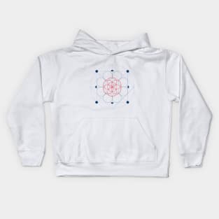 Sacred Geometry Seed of Life Kids Hoodie